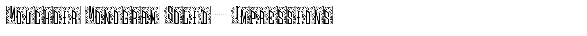 Mouchoir Monogram Solid (25000 Impressions) image